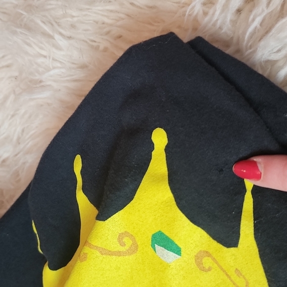 The Notorious B.I.G Abstract King Crown Graphic Short Sleeve Cropped Tee Small - Picture 7 of 7